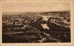 CPA Coblenz Vom Rittersturz Gesehen