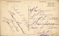 CPA Folds back gardens of Oudaias and Medersa Morocco