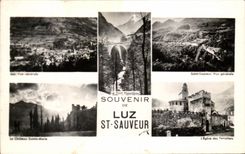 CPA Souvenir De Luz St Saver