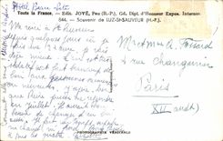 CPA Souvenir De Luz St Saver