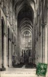CPA Amiens the Cathedral the Nave