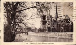 CPA Paris Notre Dame And Quays