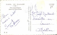 CPA Paris Panoramic View of Our Lady