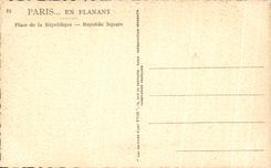 CPA Paris Places Republic