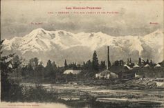 CPA the High Pyrenees Tarnef Seen On Adour And the Pyrenees