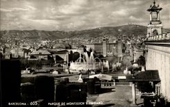 CPA Barcelona Parks De Montjuich Y Tibidabo