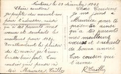 CPA Bonne annee Bateau