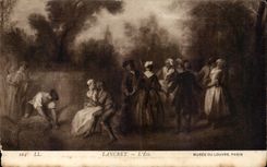 CPA Lancret L'Ete Musee du Louvre Paris 