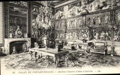 CPA Fontainebleau old Room of Anne of Austria