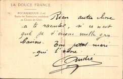 CPA La Douce France Rocamadour Sortie Des Sanctuaires Conduisant Au Chemin De Croix