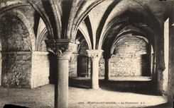 CPA Mont Saint Michel the Promenade