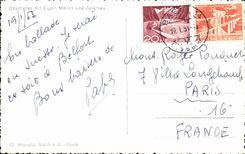 CPA Oberhofen Mit Eiger Monch Und Jungfrau