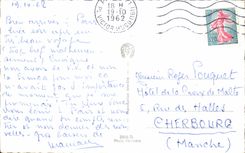 CPA Paris Eiffel Tower Crowns Heart montmartre Notre Dame Rue of Rivoli