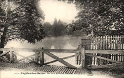 CPA Enghien Les Bains Lake of the Mathilde Princess