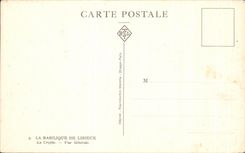 CPA Basilica De Lisieux la opinion de la cripta