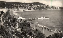 CPA la dimension Of Niza Promernade azul Of el ingles