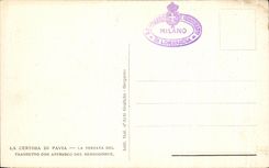 Idiota Affresco Del Bergognone de Pavia Testata Del Transetto de los Di de CPA Certosa