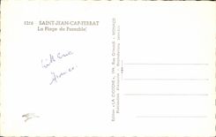 Cabo Ferrat de Jean del santo de CPA Beach Of pasable