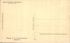 CPA Stair-well Of the Monastery Abbey ND of Clairefontaine