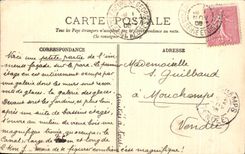 CPA Versailles the Castle Seen On the Park