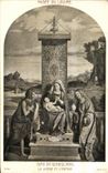 CPA Cima Da Gonegliano la Vierge Et L'Enfant Musee du Louvre Paris 