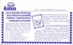 CPM Le fils lambton Lawrence y Publicite Lotus 