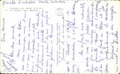 CPA Enghien Les Bains the Public garden Jean Mermoz