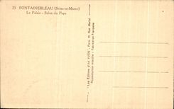 CPA Fontainebleau the Palate Living room of the Pope