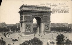 CPA Paris Arc de Triomphe de I'Etoile