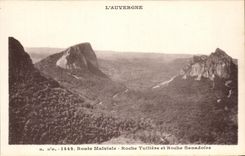 CPA Auvergne Road Malviale Tuillere Rock and Roche Sanadoire