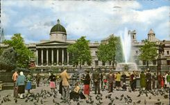 CPA Trafalgar Public garden and London National Gallery