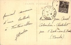 CPA Foret De Fontainebleau Entree Of Serves of Apremont