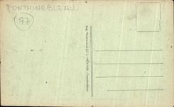 CPA Palais De Fontainebleau the Staircase Of the Horseshoe