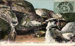 CPA Fontainebleau the Drill the Rock Which Cries