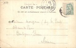 CPA Fontainebleau the Monument De Rosa Happiness Bull