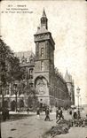 CPA Paris the Caretaker's lodge and the Tower of the Clock Markets to the flowers