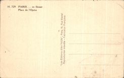 CPA Paris while Strolling Place of Opera