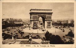 CPA Paris Arc de Triomphe de L'Etoile