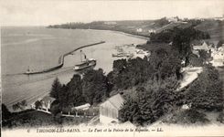 CPA Thonon Les Bains Fort and the Point of the Feast Boat