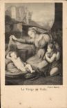 CPA Le Vierge au Voile Raphael