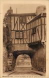 CPA Mantes La Jolie the Gate with the Priests seen from of the Street of the Tanneries