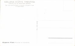 CPA Collana D'Arte Trentina Diretta Da Wenter Marini Eugenio Prati Ancora un momento
