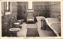 CPA Vichy Une Cabine De Bains De l'Etablissement Thermal