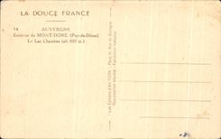 CPA Soft France Auvergne Environs Of the Mount Gilds the Lake Chambon