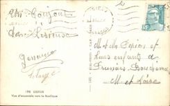 Cuadro total de CPA Lisieux hacia la basilica