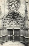 CPA Puy De Dome Riom Portail Rosace Et Vierge du Marthuret