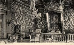 CPA Palate De Fontainebleau Room To be slept Of Marie Antoinette