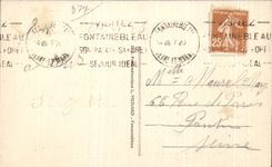 CPA Palate De Fontainebleau Room To be slept Of Marie Antoinette