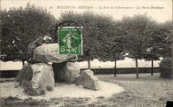 CPA Bellevue Meudon the Park Of Observtoire druidic stone Druid