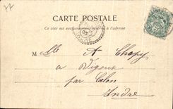 CPA Palate of Fontainebleau English Garden Shooting with the Arc of the Emperor